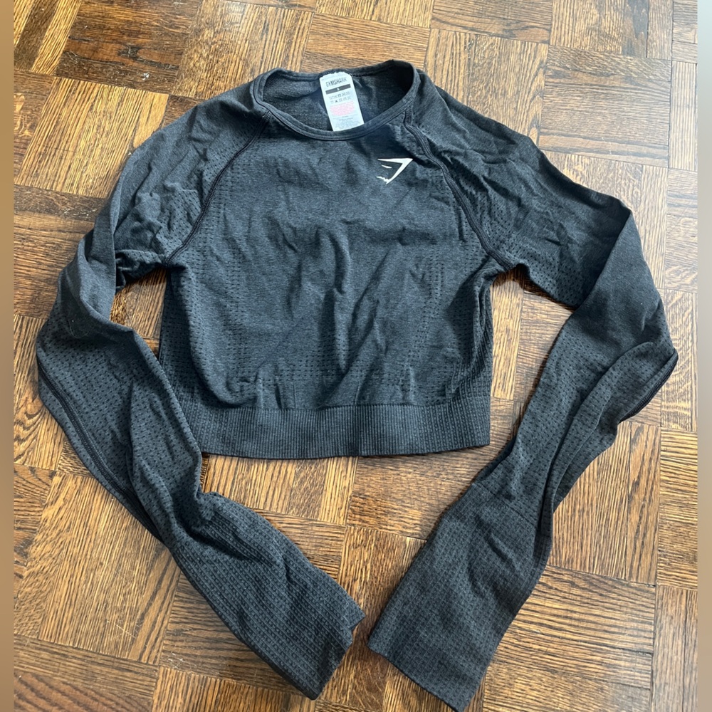 Gymshark Charcoal Long Sleeve Women's Top